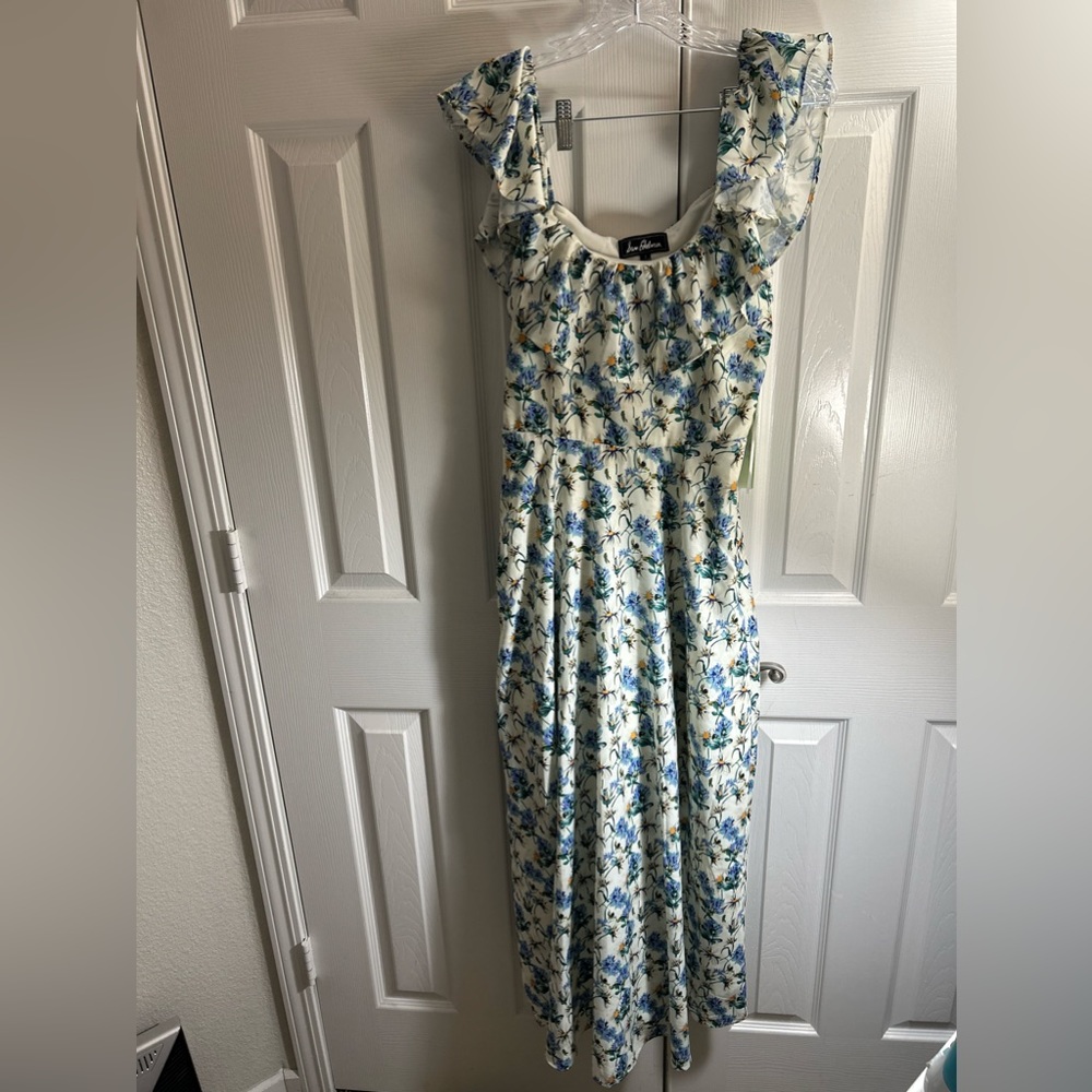 Sam Edelman NWT Floral Off The Shoulder Midi Dress - Size Small